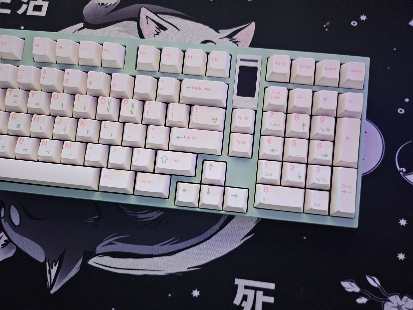 QK100 || Custom Aluminum Wireless 96% Keyboard with Lubed Matcha Switches || Carrying Case Included