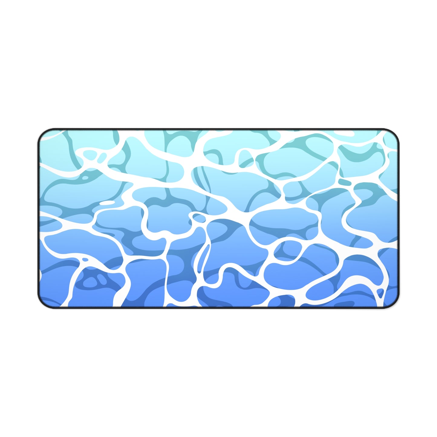 gradient ocean wave deskmat