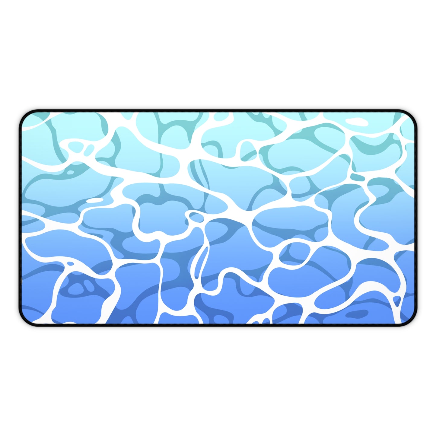 gradient ocean wave deskmat