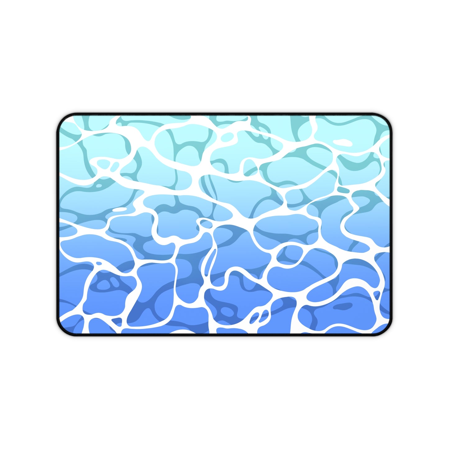 gradient ocean wave deskmat